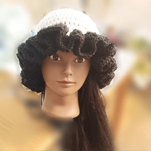 Handmade Womens Ruffle Bucket Hat